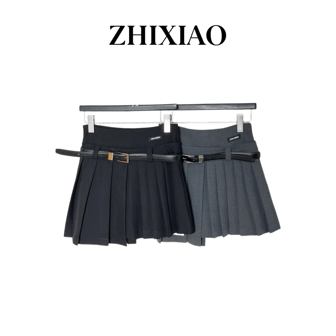 【ZHIXIAO】夏季新款：百褶短裙25033