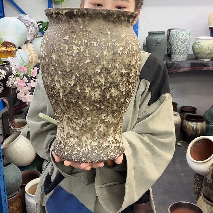 20×30 -粗陶花盆有孔-买买买
