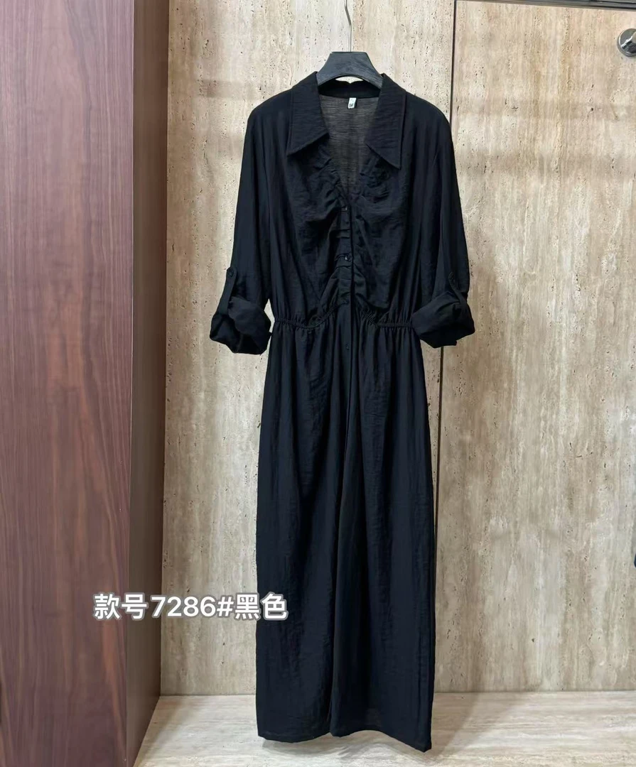 鑫燃Kiki（气质女神）气质老钱风衬衫连衣裙 7286 潇家 【F】