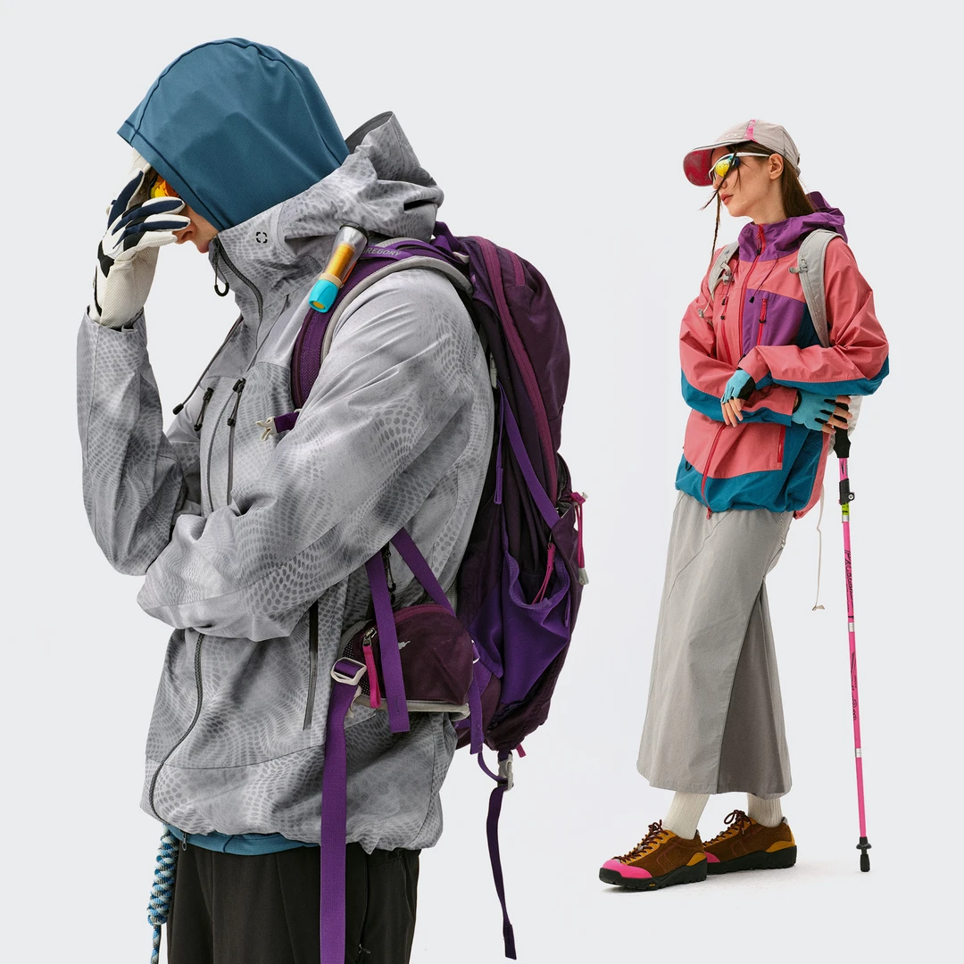 Monterest瞬时山野户外蛇年限定C6防泼水徒步登山进藏夹克冲锋衣