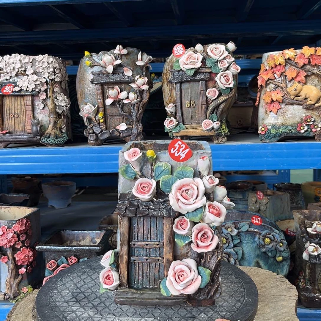 534 号陶然花器手工花盆