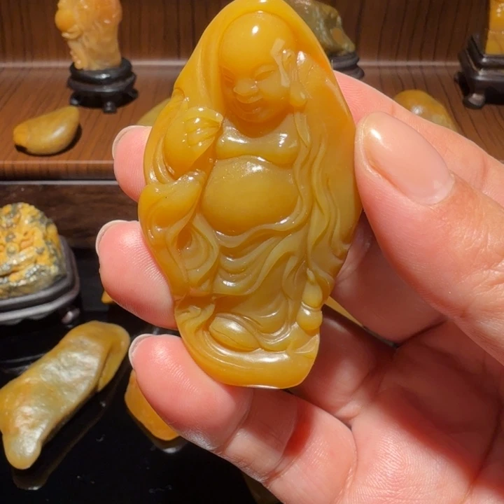 印石寿山石寿山田黄摆件