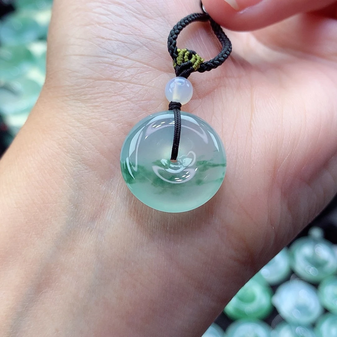 翡翠颈饰未镶嵌94尺寸18.8-5.8