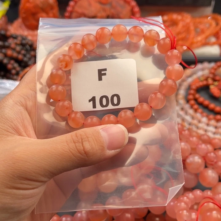 南红玛瑙未镶嵌多样性发货默认微瑕称重9mm