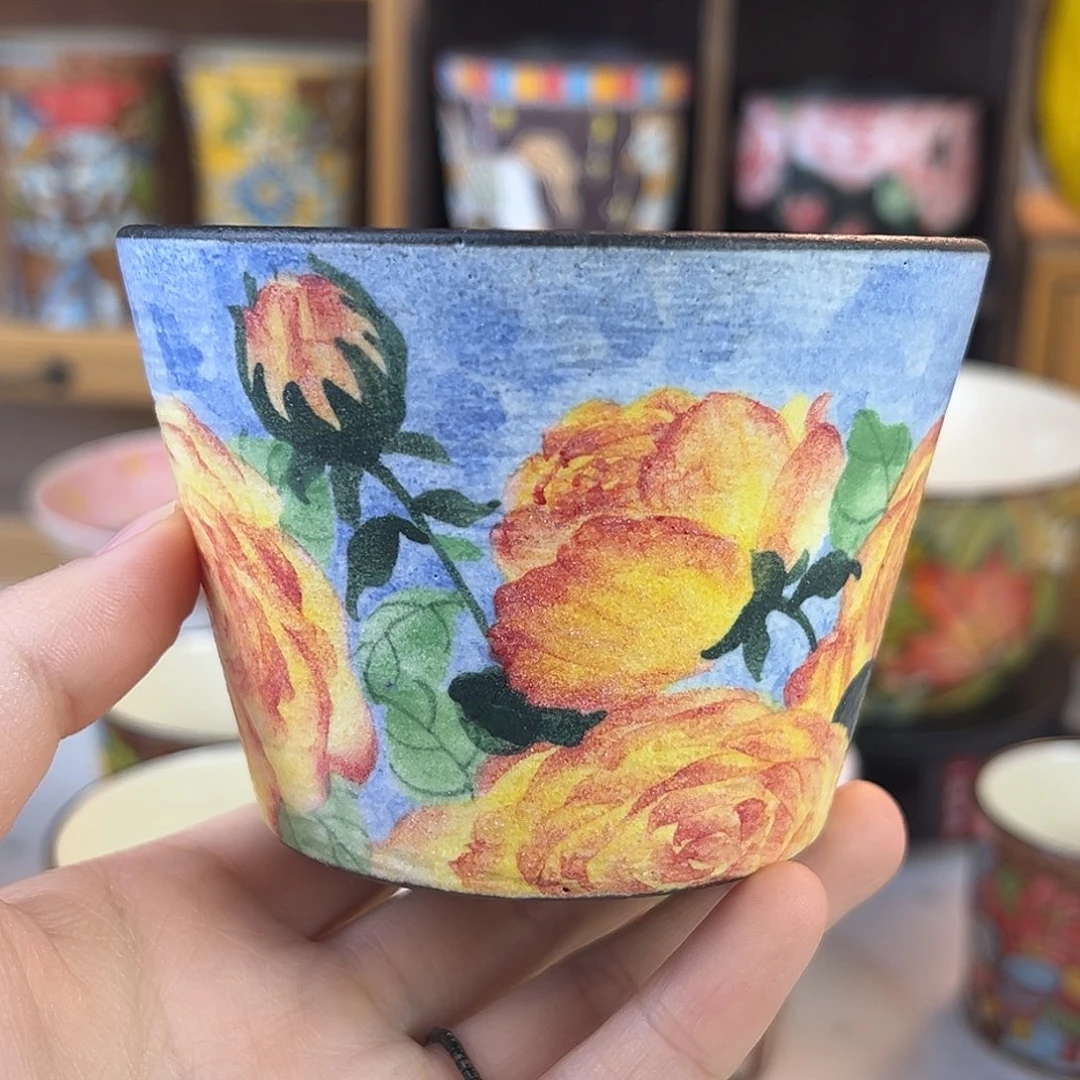 瓷原创手绘高温釉下彩