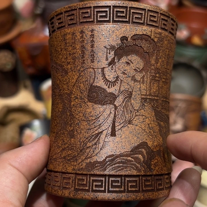 茶杯紫砂宜兴紫砂主人杯