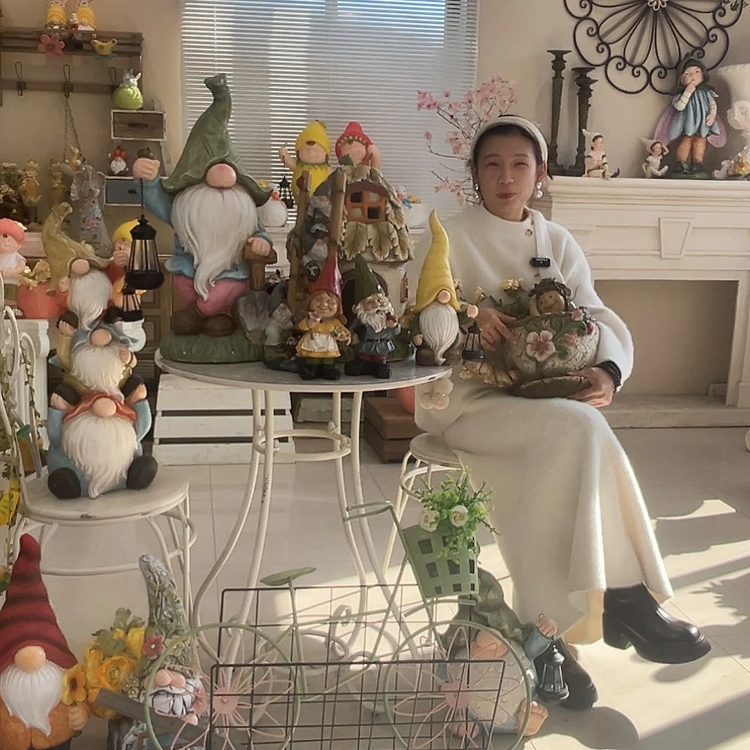 花园摆件红红火火