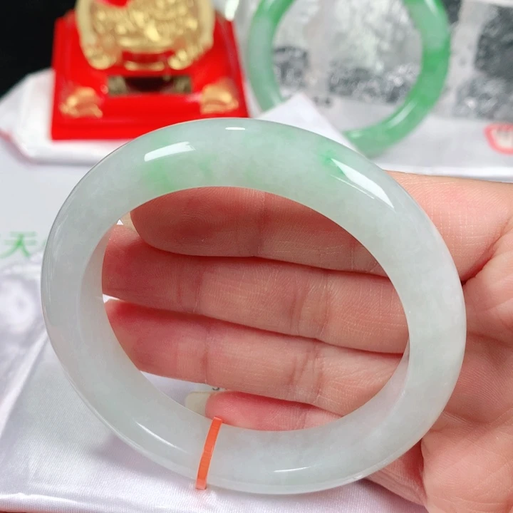 未镶嵌手镯翡翠   编号ZD1250 正圈56