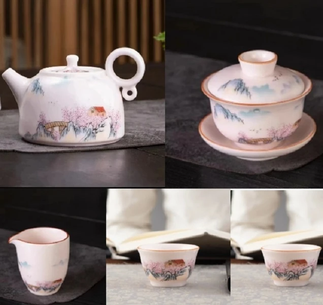 ZH003-一壶一盖碗+公道+2客杯