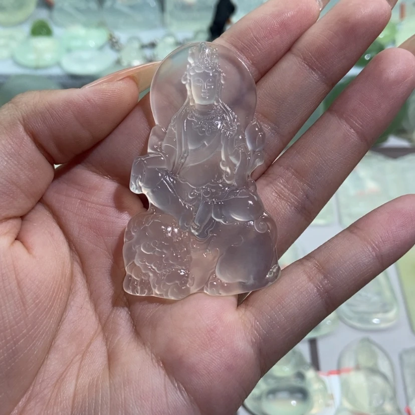 【闪购商品】蛇纹石玉颈饰未镶嵌纸*