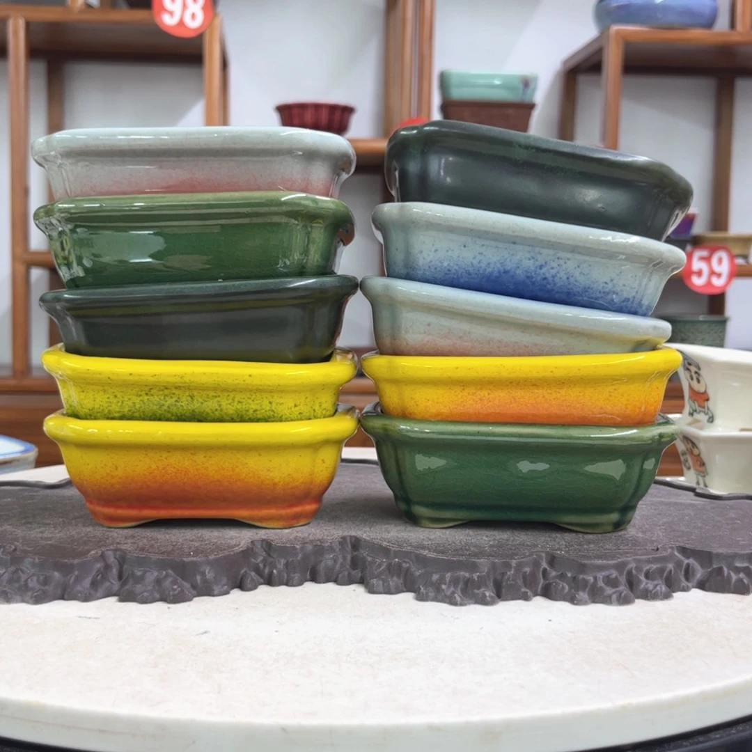 紫砂花盆瑕疵4-13-10。。（10）