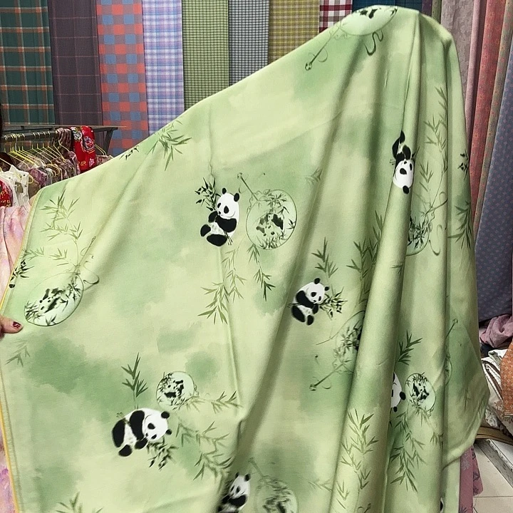 棉莫代尔纤维醋酸凉凉背熊猫竹子