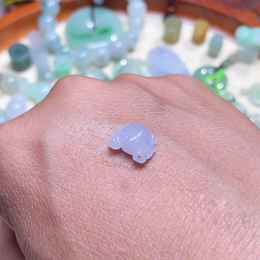 颈饰未镶嵌翡翠螃蟹