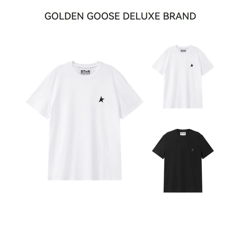 Golden Goose黄金鹅 男士圆领短袖T恤GMP01220 P000593