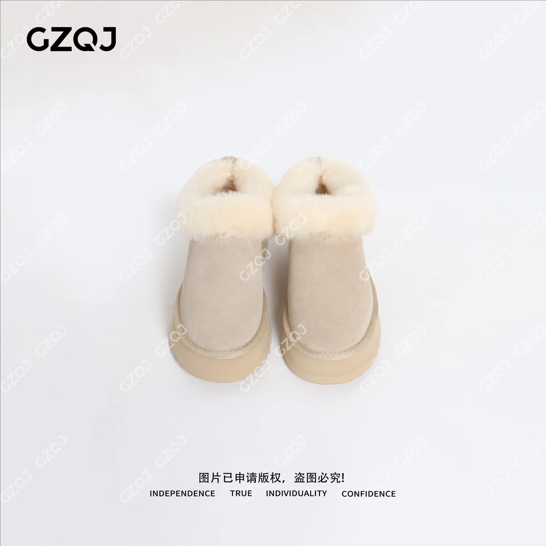 老琴私服【塔茨勒拖鞋靴】松糕底增高雪地靴时尚女冬季新款  668