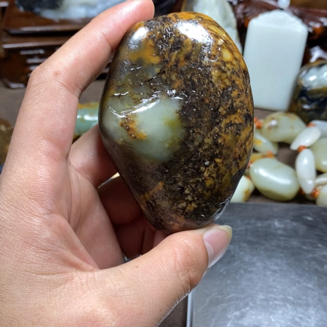 福***荣和田玉未镶嵌挂件