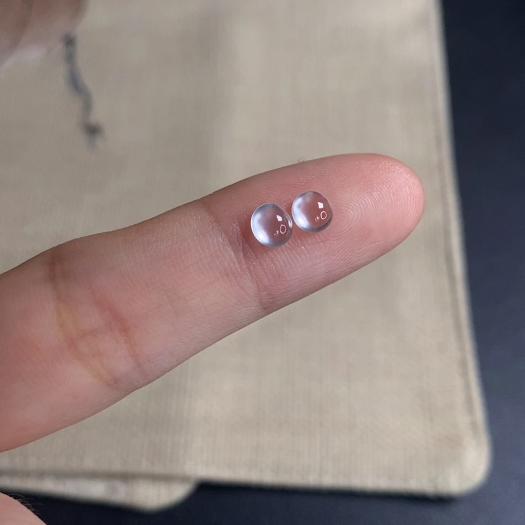 翡翠未镶嵌颈饰一对龙石种卡5