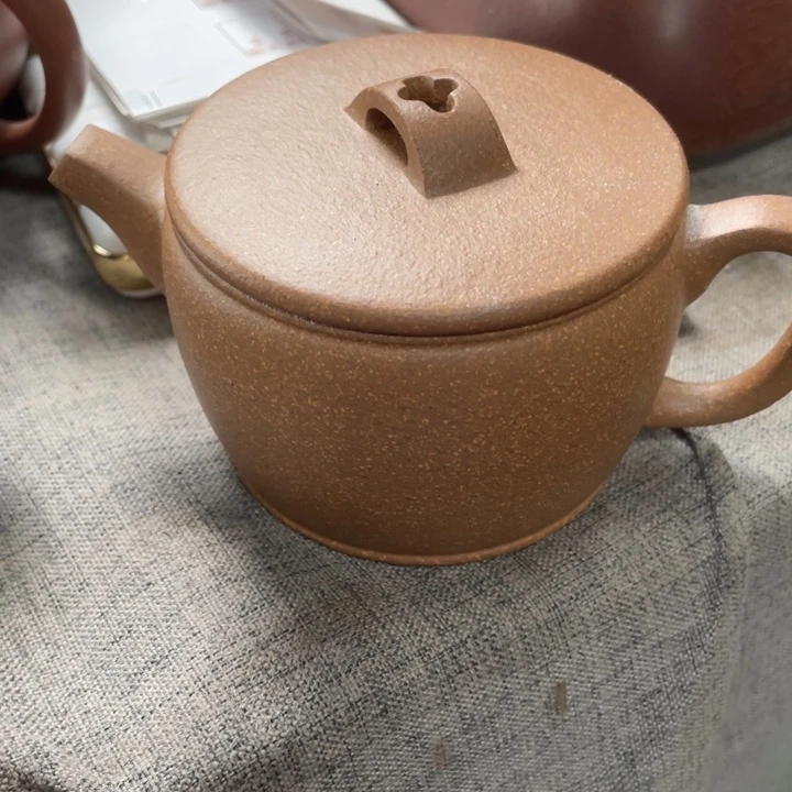 菩***萄茶壶紫砂满砂降坡汉瓦