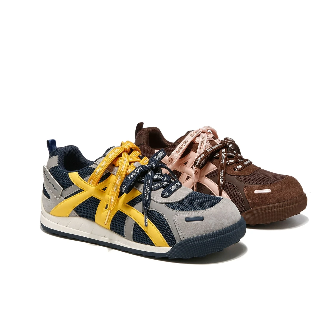 SATURDAYMODE【月皎星阔】时尚百搭情侣复古潮流潮鞋厚底低帮/魏