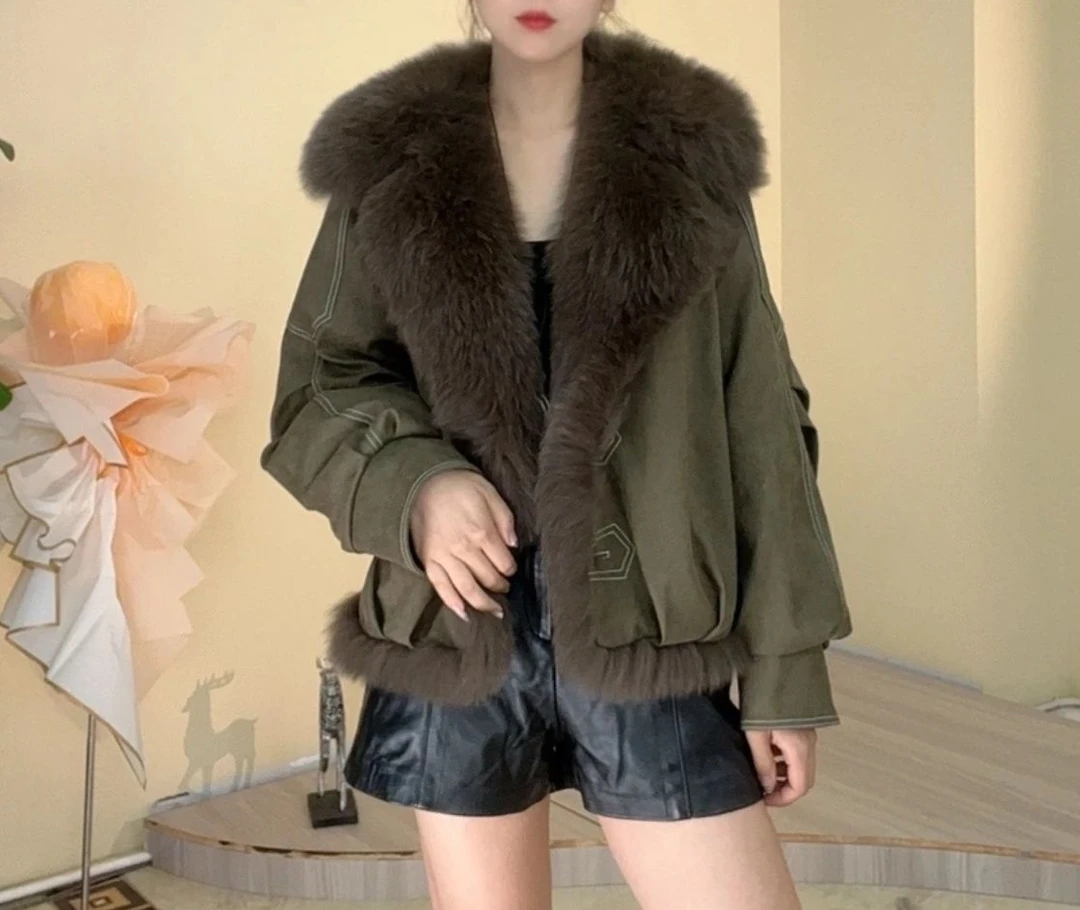 2025新款气质加厚加绒冬季外套女