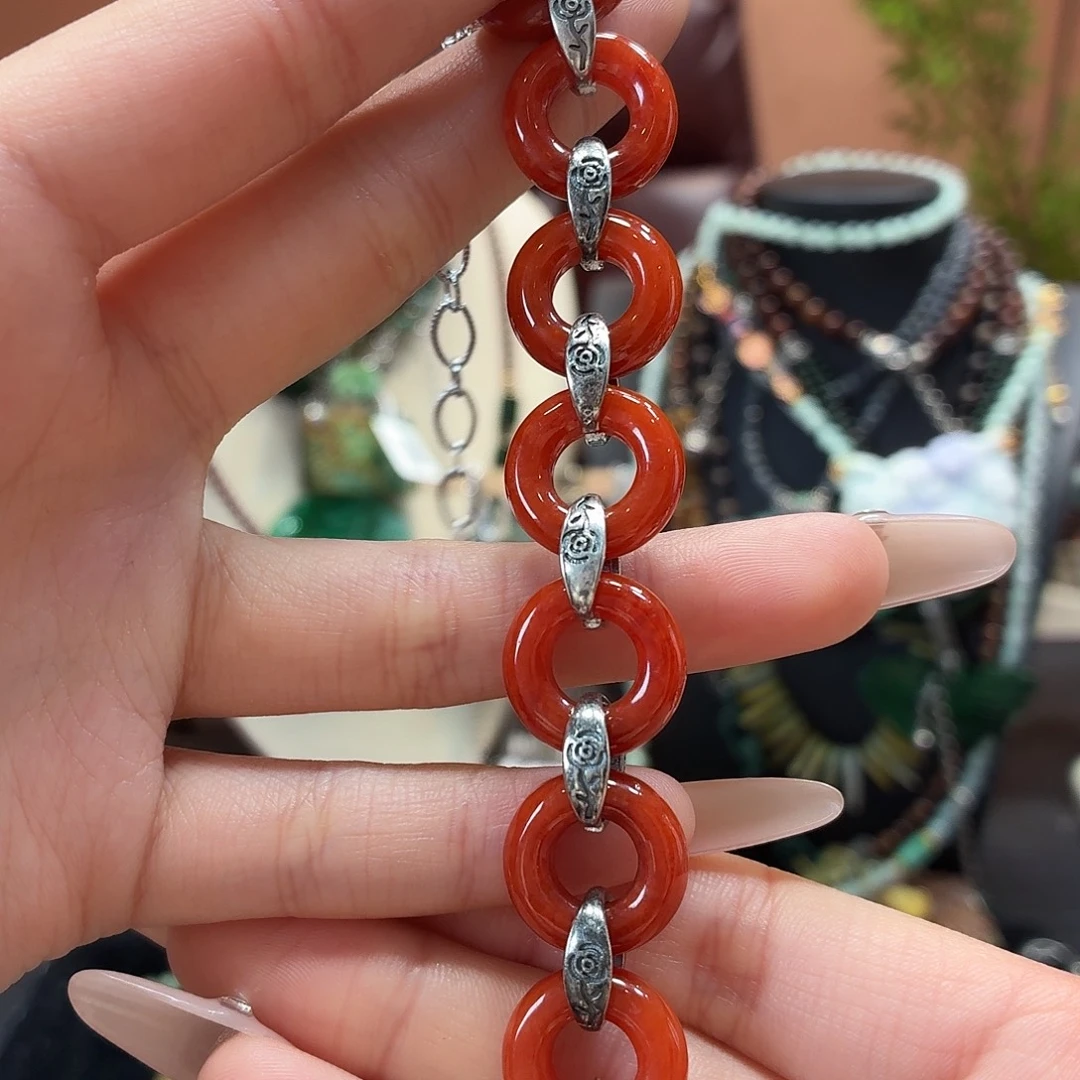 翡翠未镶嵌耳饰手串