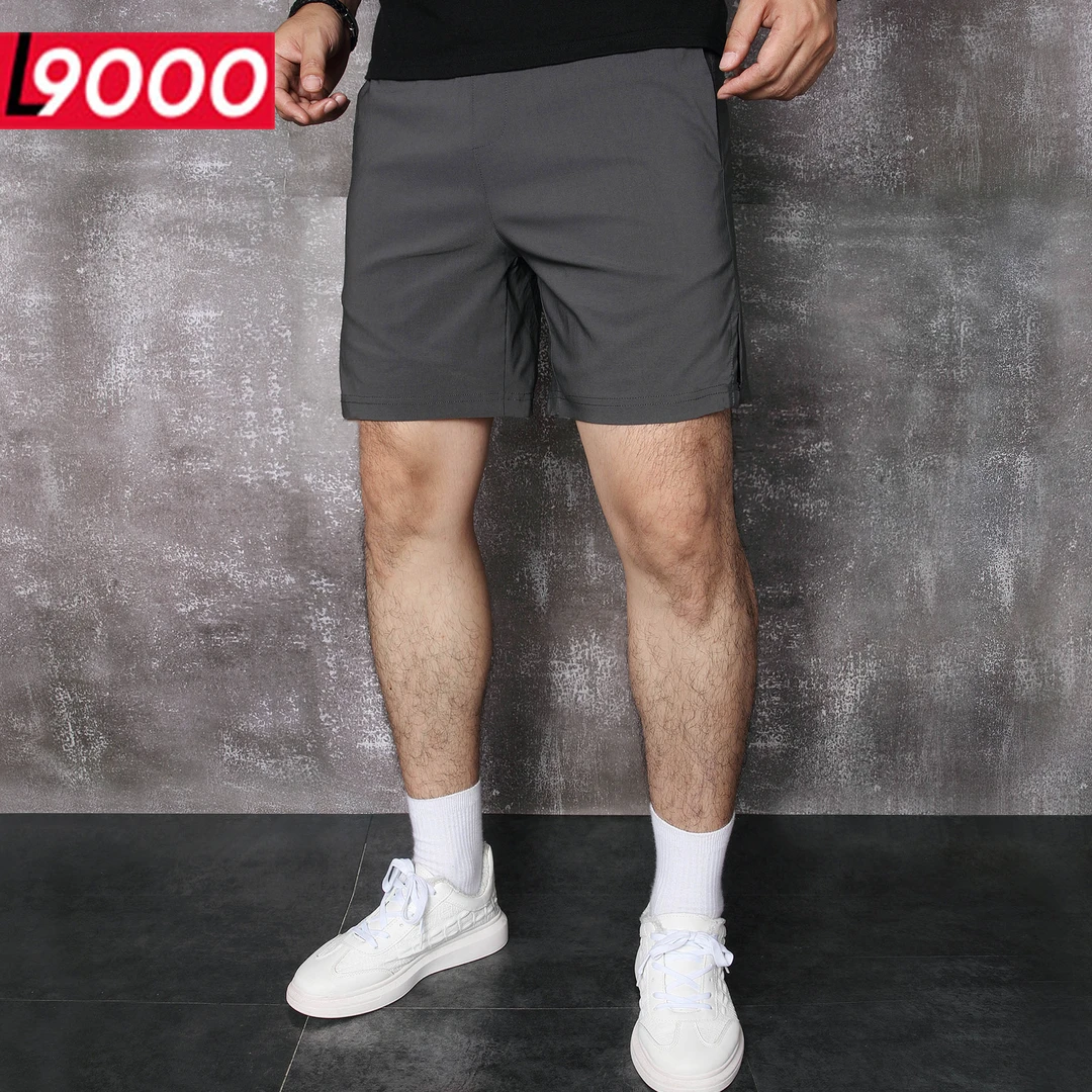 轻薄弹力凉感四分速干短裤男士夏季沙滩裤运动健身跑步篮球休闲裤