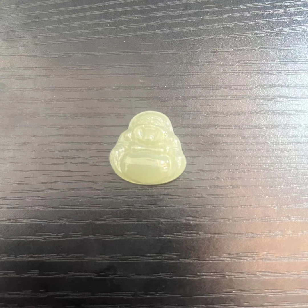 【巨伶石】和田玉晴水佛公吊坠