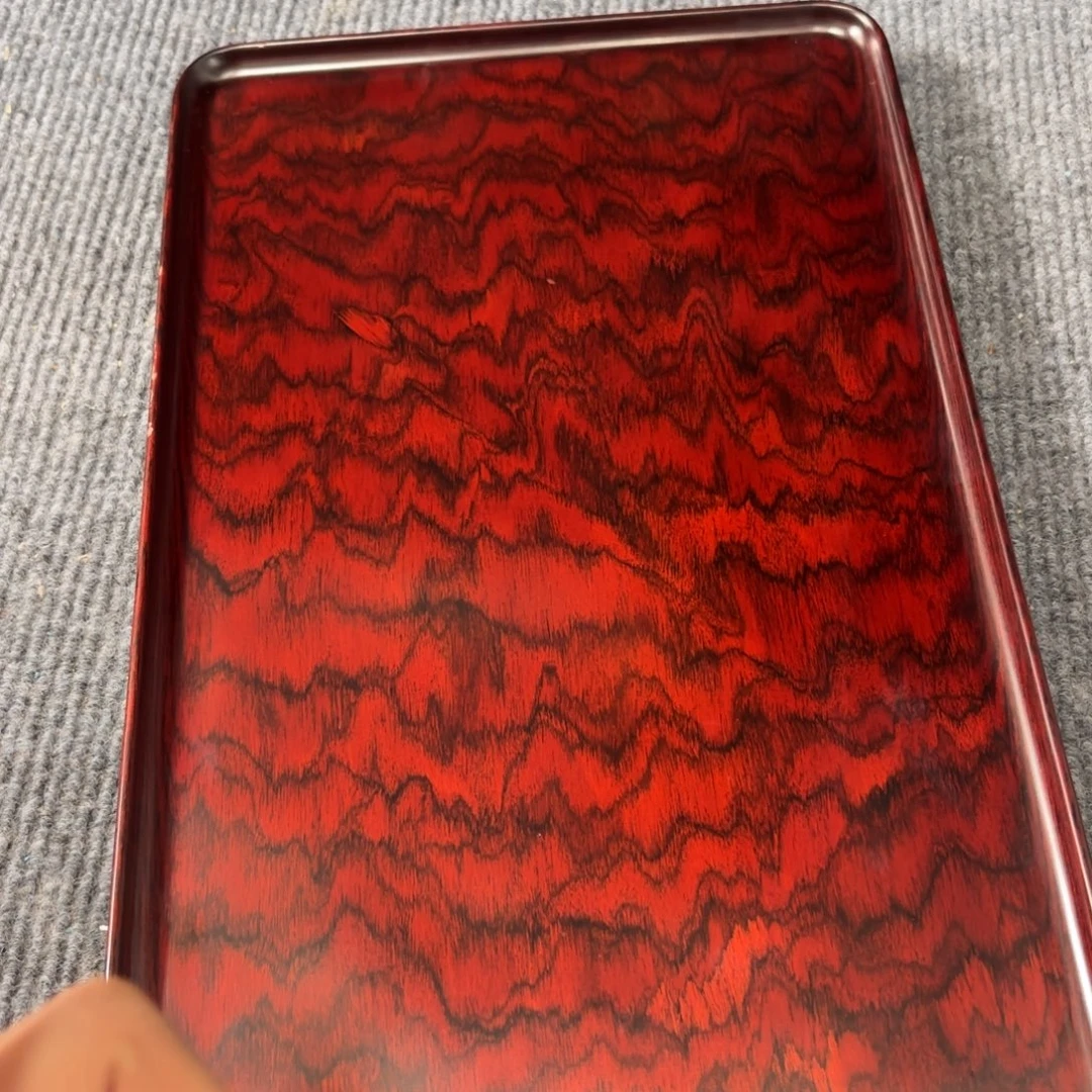 木红酸枝独板托盘