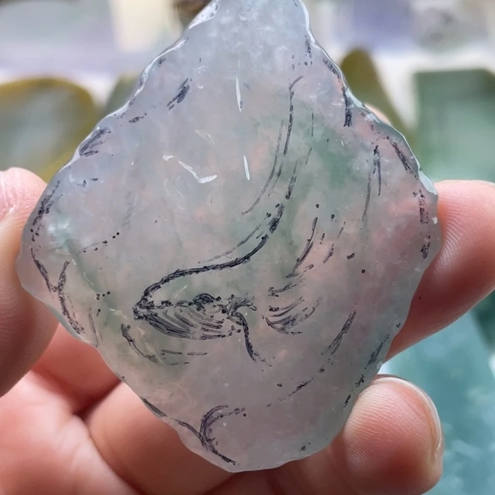 翡翠未镶嵌吊坠(不含链)翡翠料子