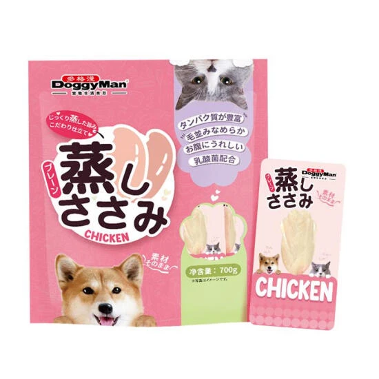 多格漫 宠物零食猫犬用棒棒蒸鸡700g