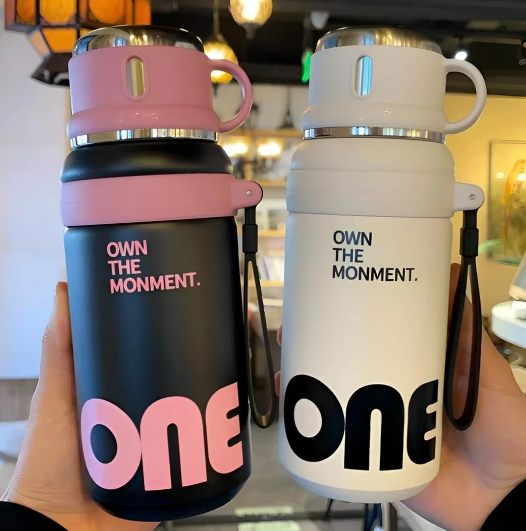 新款316不锈钢真空保温杯户外便携手提焖茶杯大容量办公家用水壶