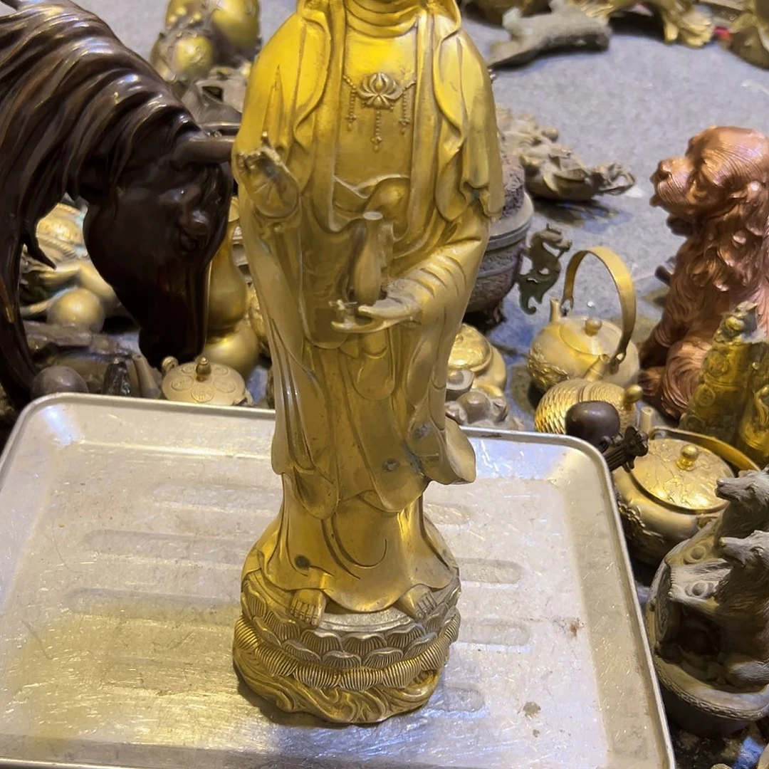 黄铜摆件，文房摆件工艺品艶****）