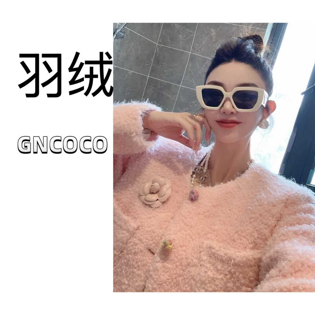 【时尚新贵】冬季加厚白鸭绒重工小香风羽绒外套