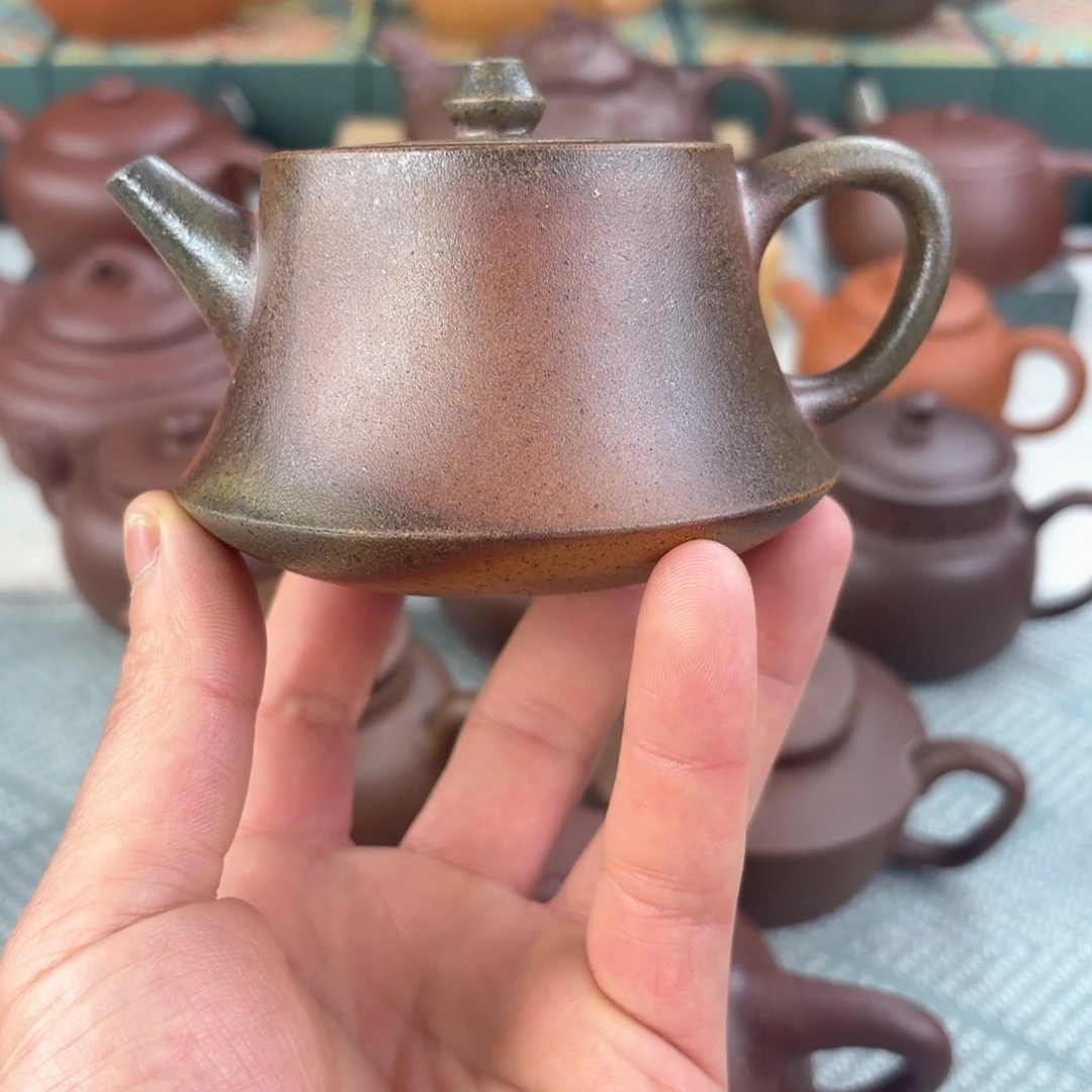 紫砂茶壶玉成窑柱础 150cc