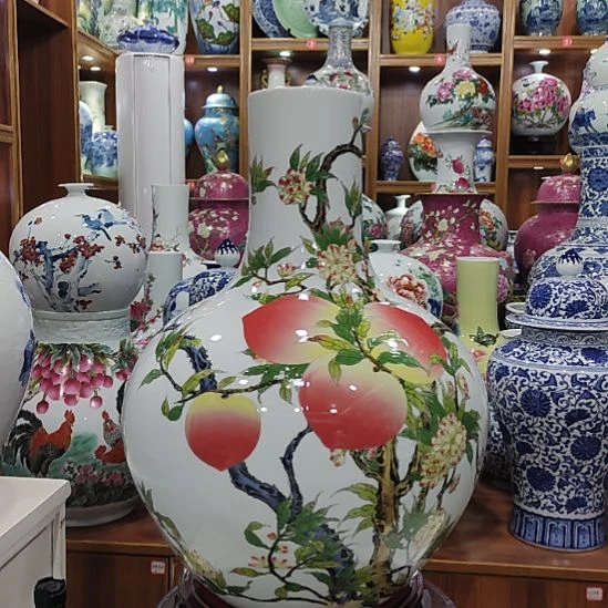 瓷片景德镇陶瓷花瓶子