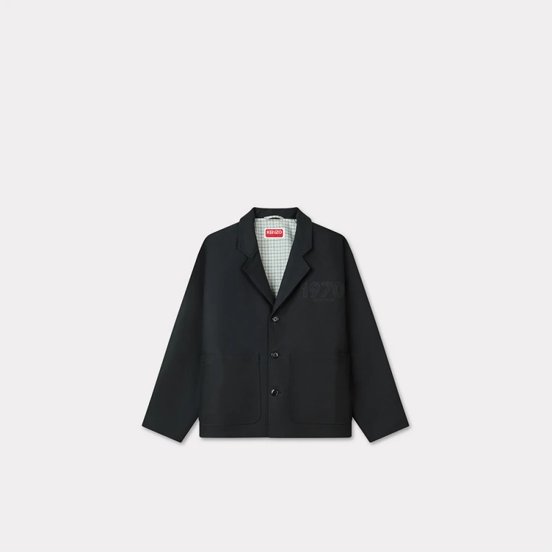 KENZO 25春夏新品 男士休闲简约时尚纽扣西装外套