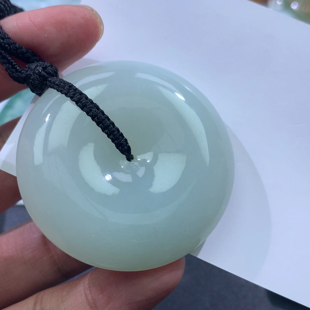 颈饰未镶嵌翡翠飞**鱼缅甸天然A货翡翠