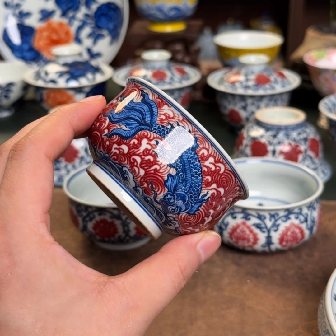 纯手工手绘陶瓷茶具