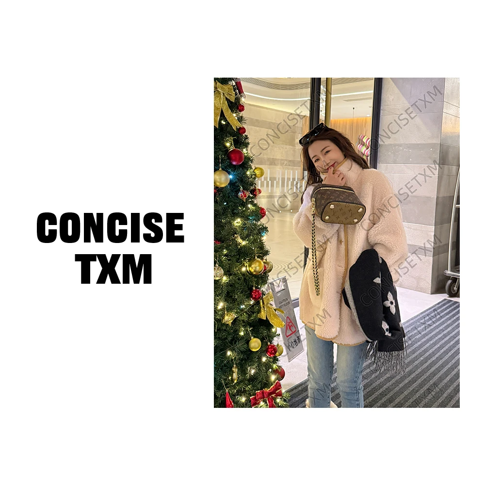 【唐小木】双面穿羊毛外套 冬季翻领休闲宽松外套 M0791