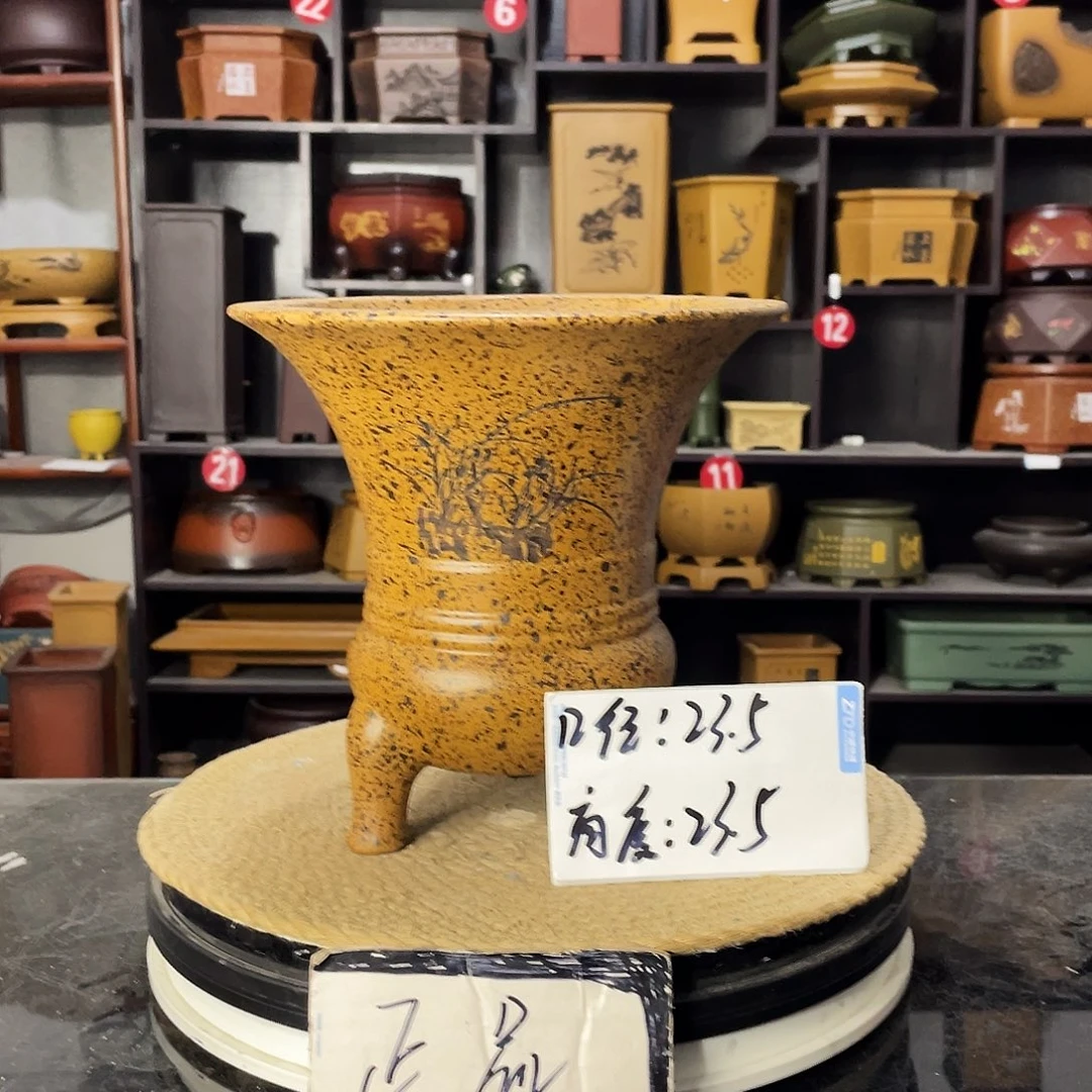 D-盆尚好紫砂花盆