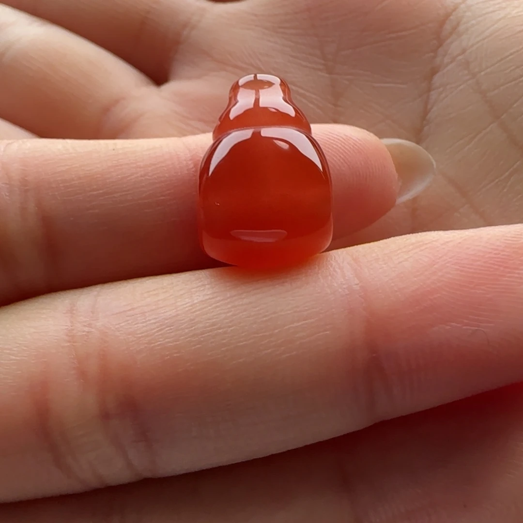 棒***冰南红玛瑙未镶嵌三通11