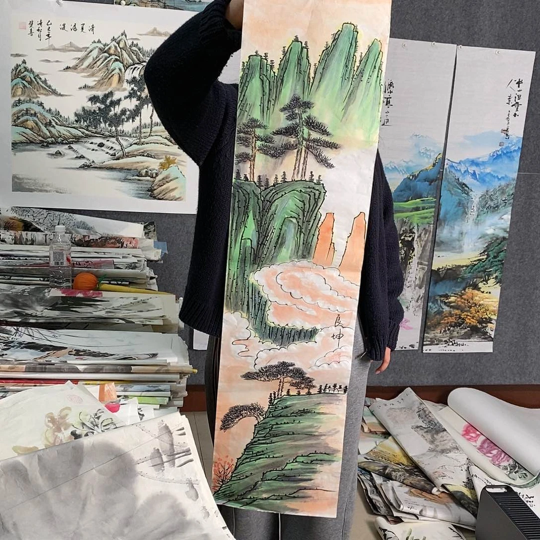 国画手写手绘国画作品85