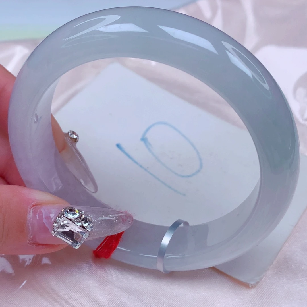 翡翠手镯未镶嵌天然缅甸翡翠A货手镯 13+宽