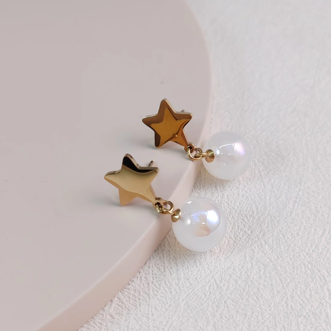 XUPING/旭平首饰 不锈钢仿珍珠耳饰 夏上新耳钉 GDX T001088861