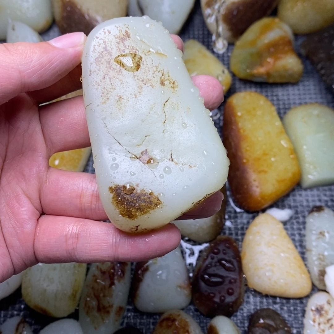 洒***水未镶嵌挂件定制和田玉