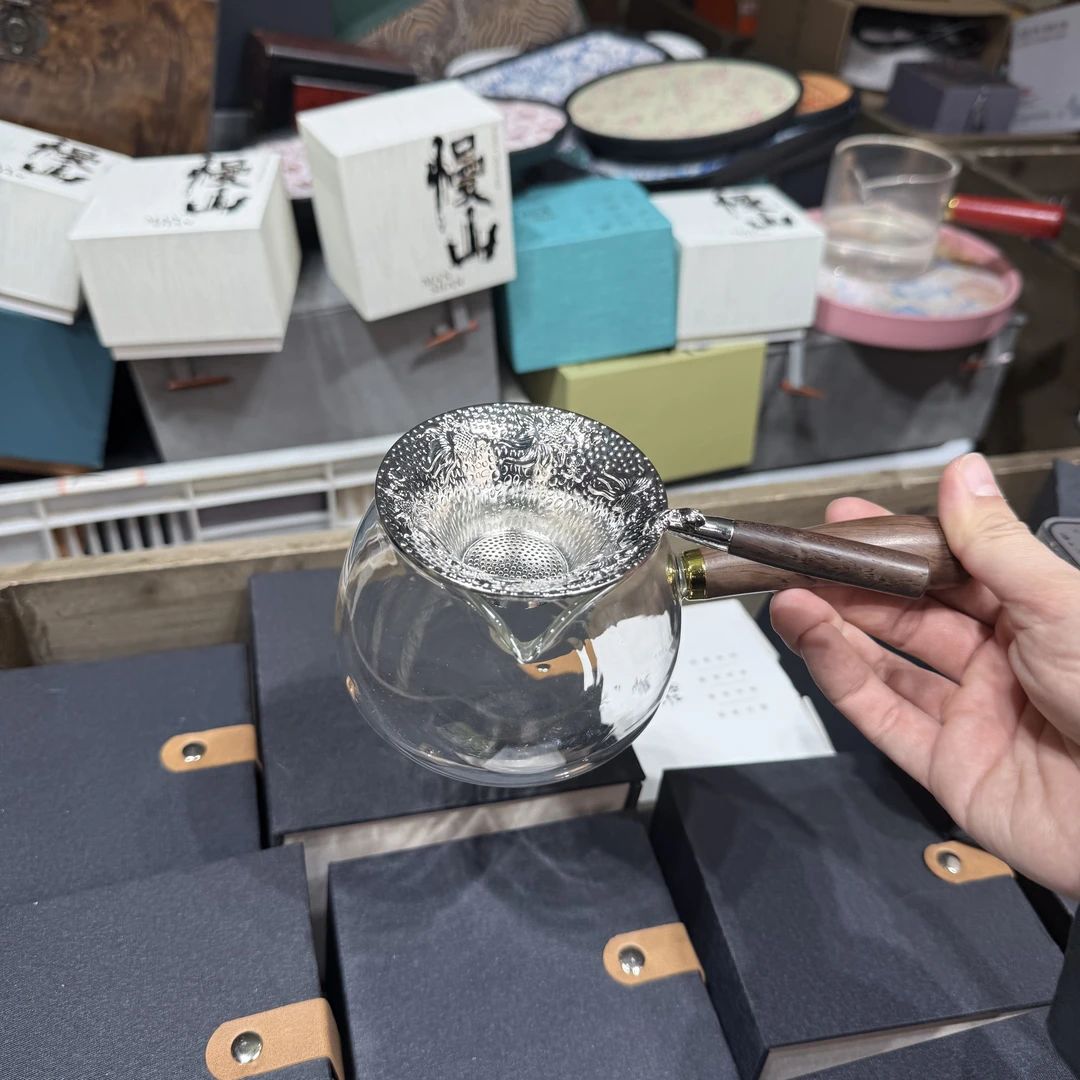 【闪购商品】侧把玻璃公道杯加茶滤2850+3029