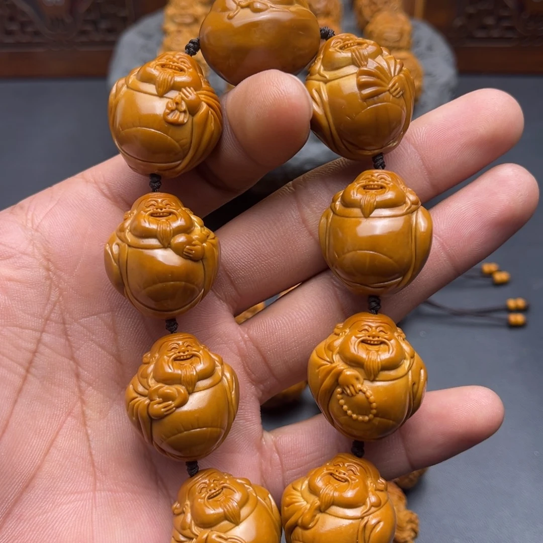 手串橄榄核大财神