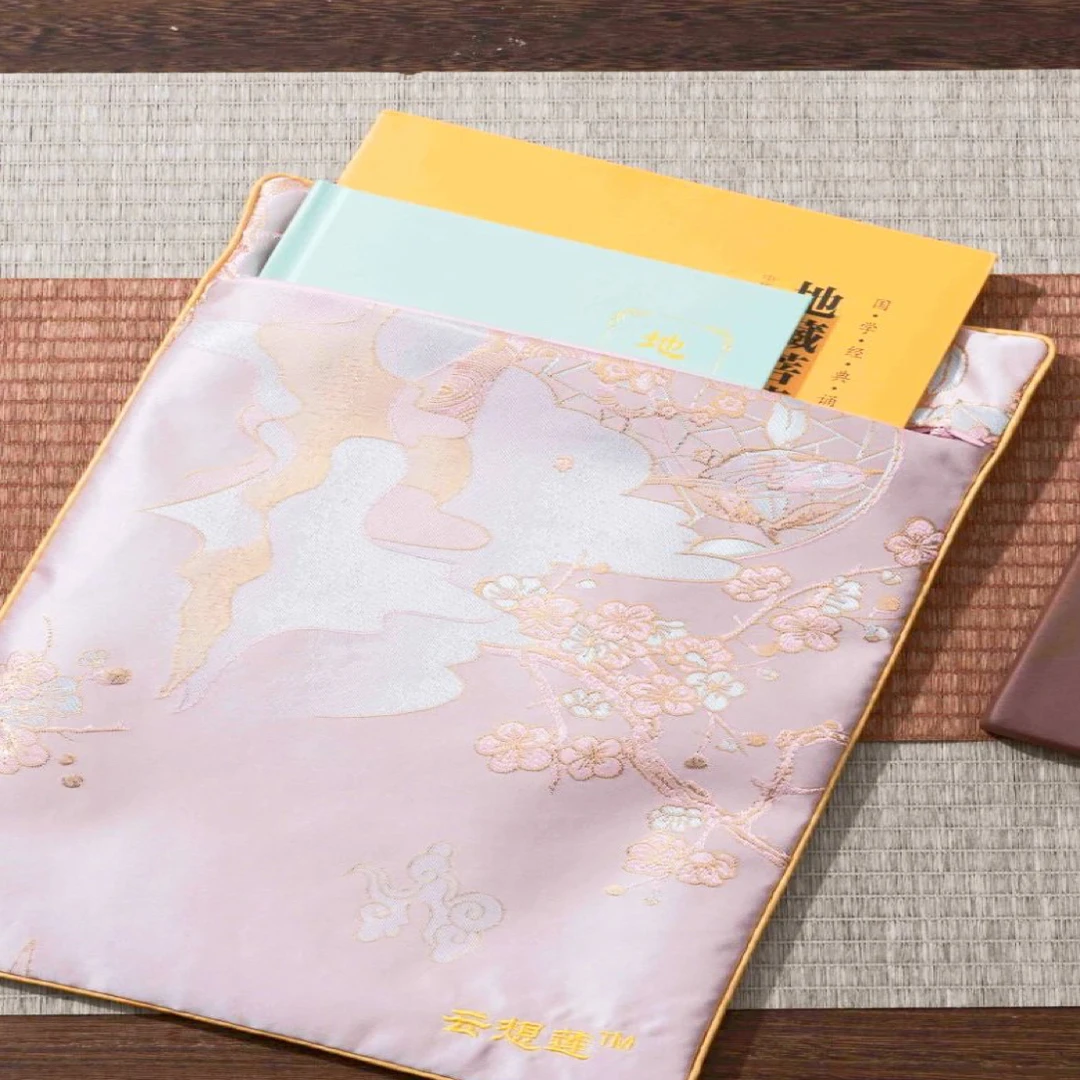 经书袋定做款拉链款纽扣款大小号双层加厚收纳袋抄经包赠地老师