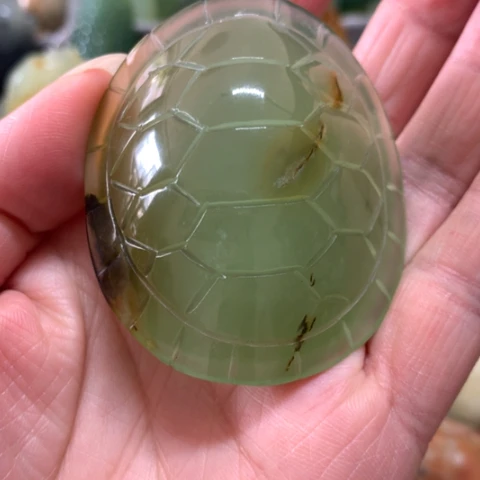 蛇纹石玉未镶嵌手把件