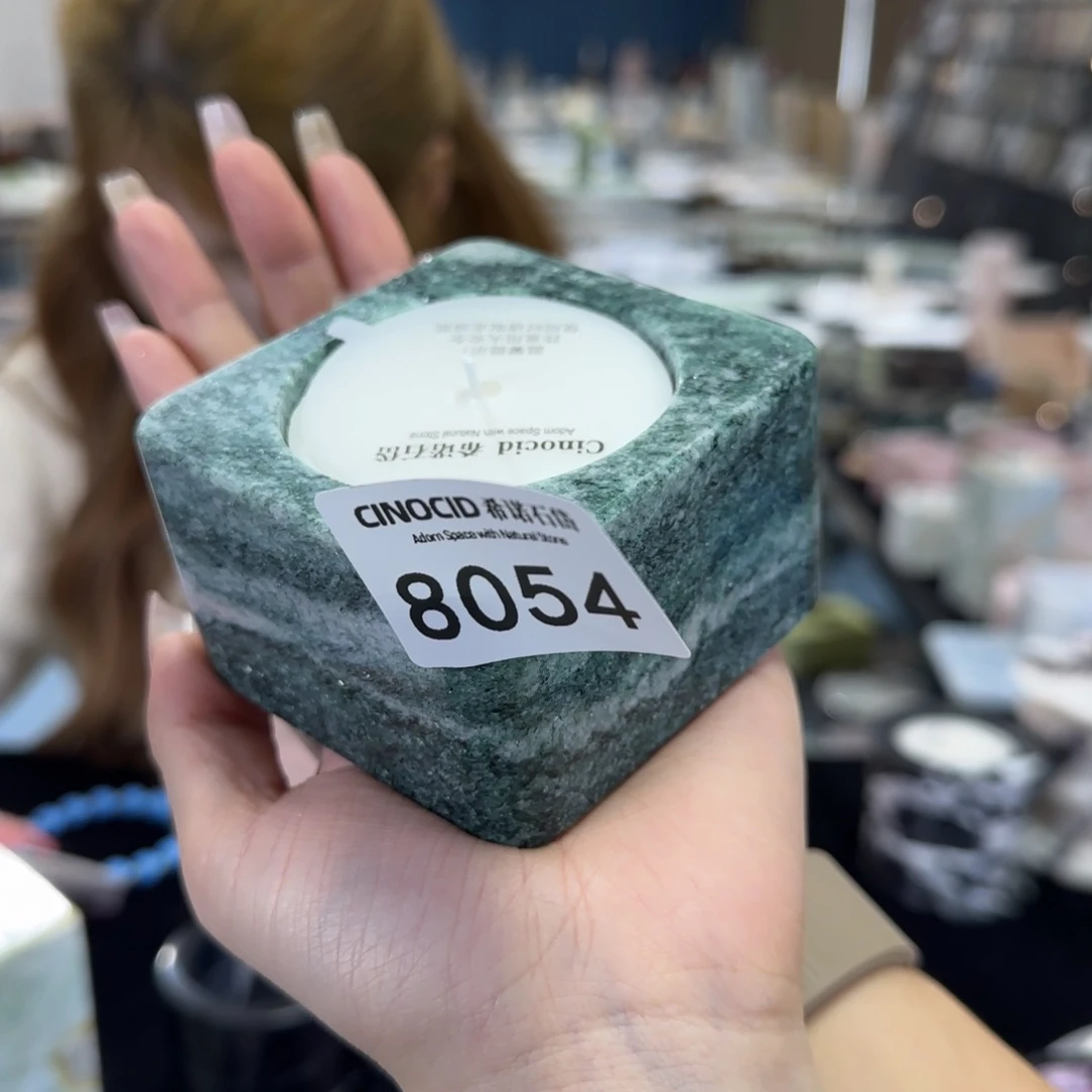 8054挪威绿小唱片烛台